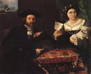 Lorenzo Lotto Husband and Wife Norge oil painting reproduction